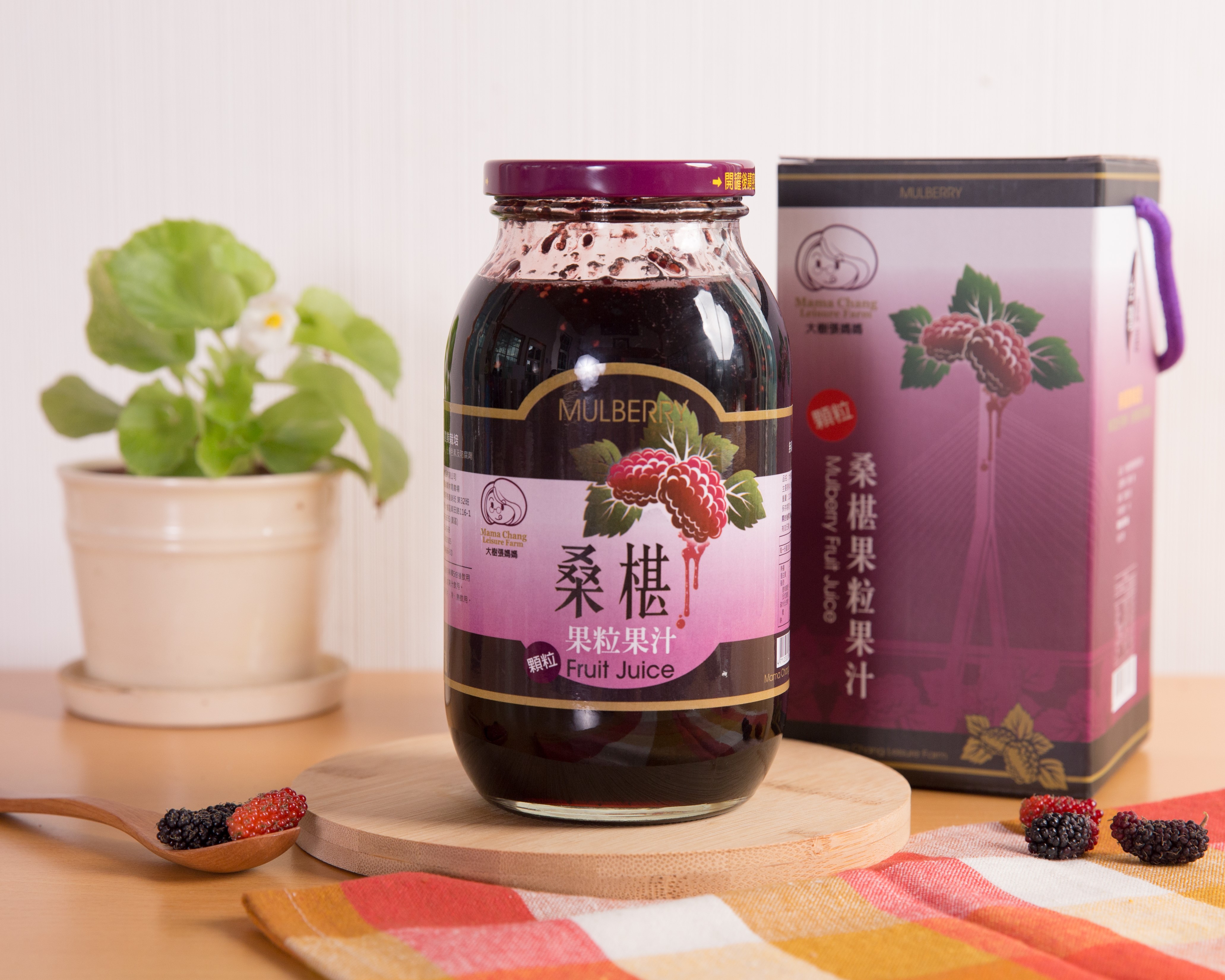 家緣-桑椹顆粒果汁1100g