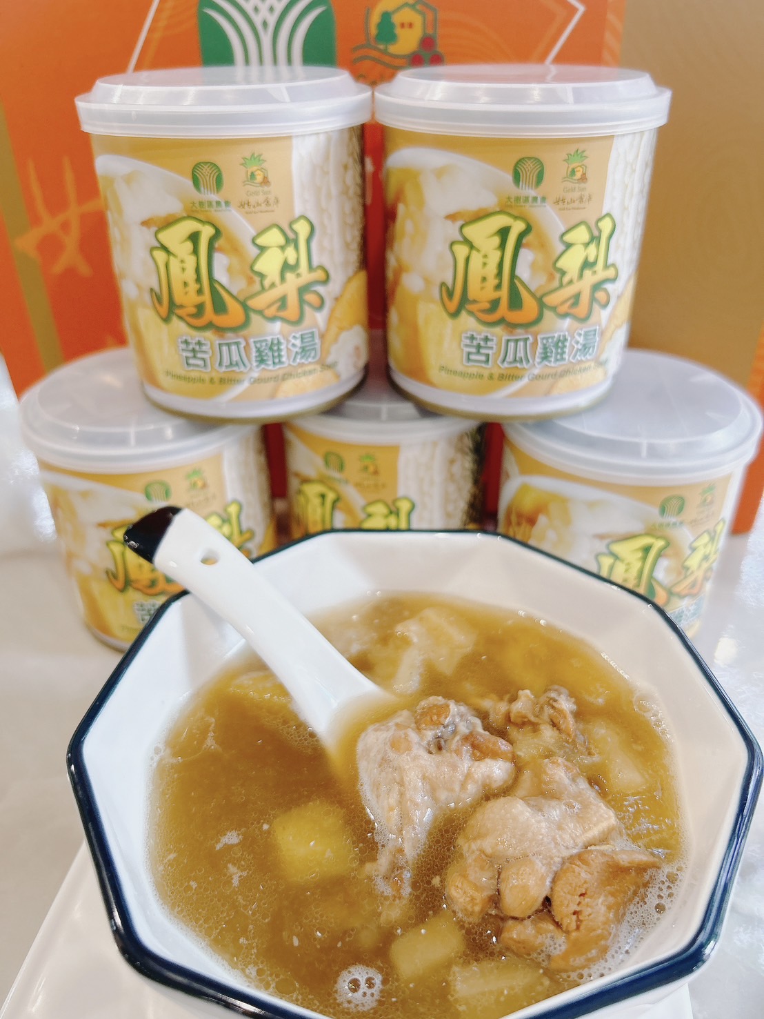 鳳梨苦瓜雞湯罐頭(禮盒)